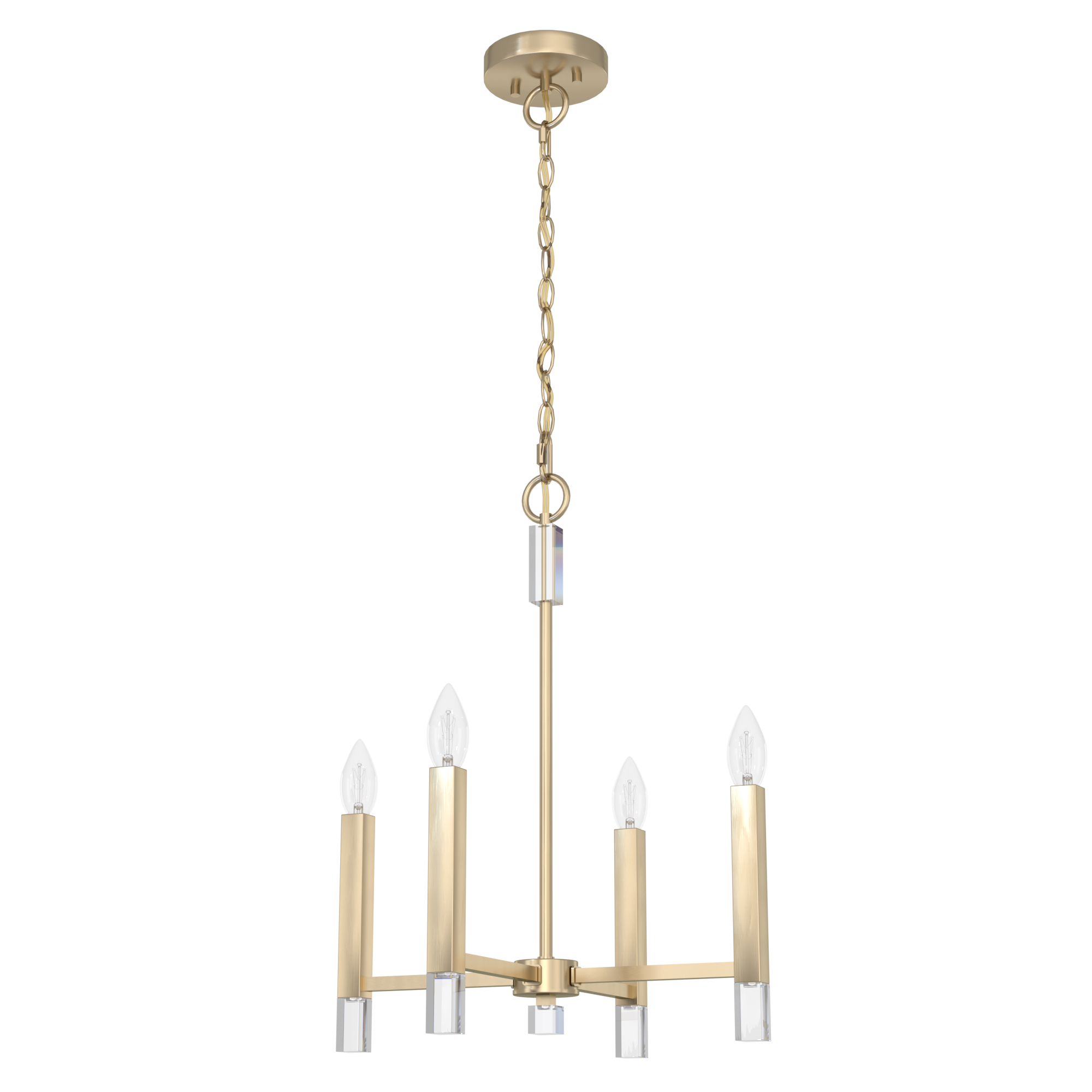 Candelabro Sunjai 4 luces 17 pulgadas