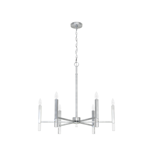 Candelabro Sunjai 6 luces 30 pulgadas