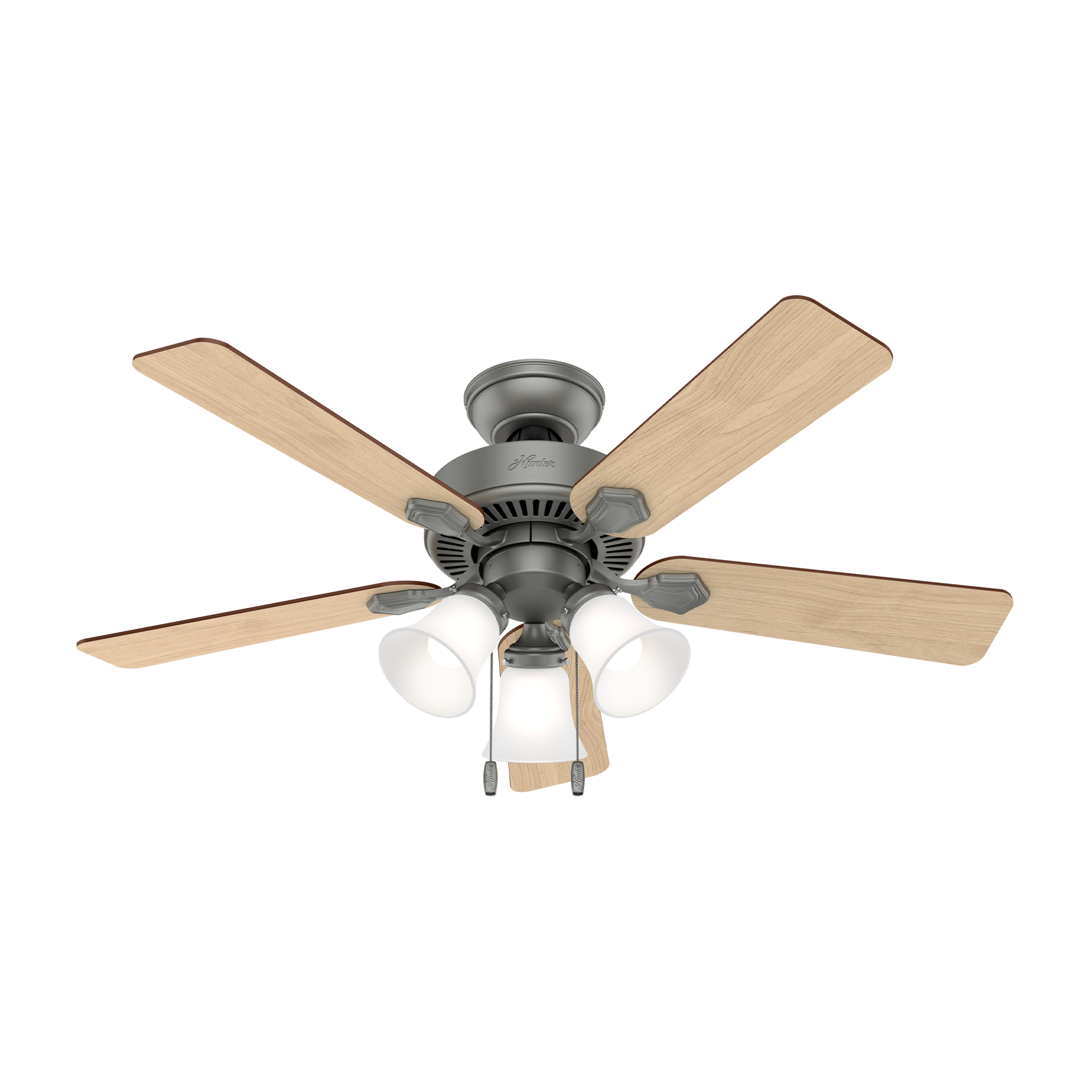 Swanson Ceiling Fan with three LED lights 44 Inches