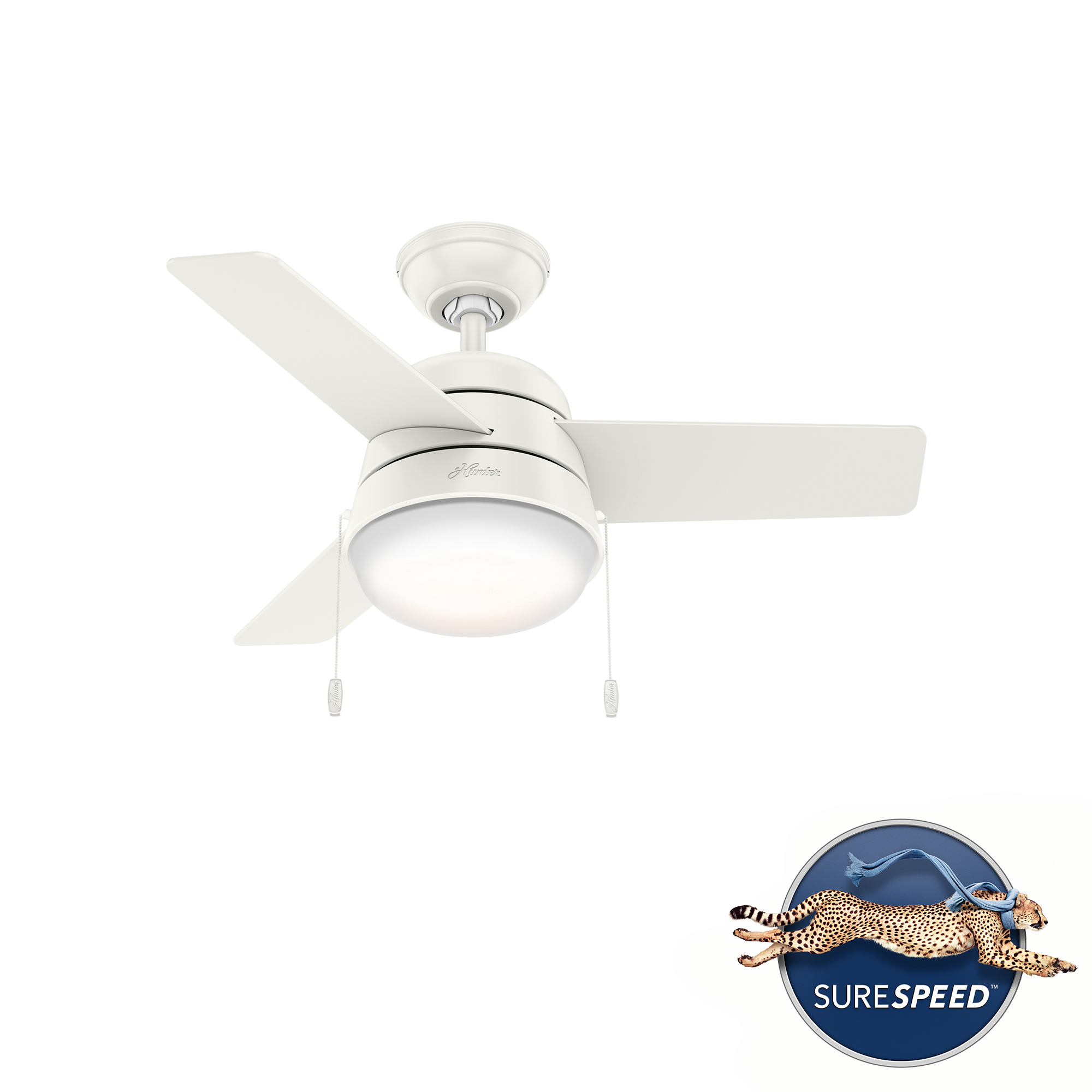 Ventilador de Techo Aker con Luz 36 Pulgadas