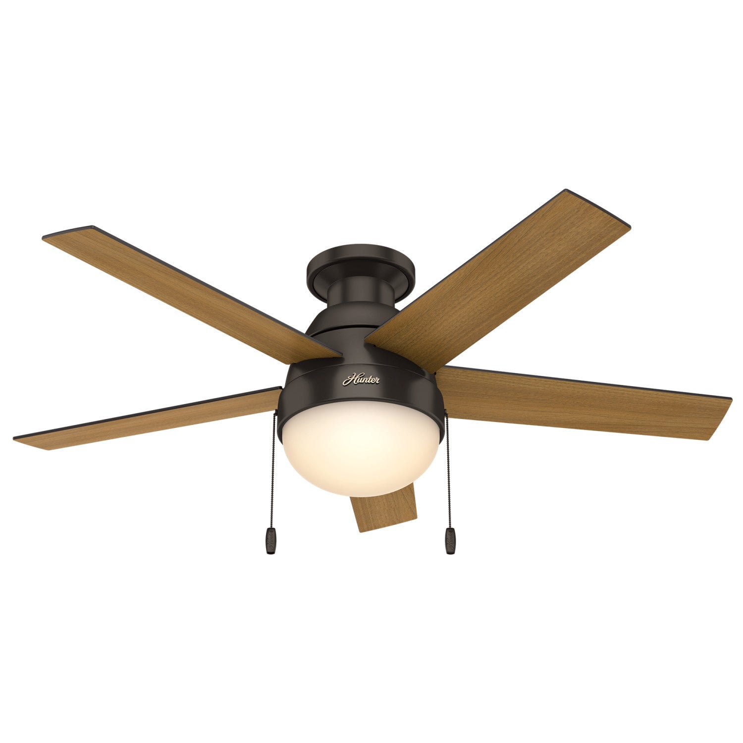 Anslee Ceiling Fan with Light 46 Inch