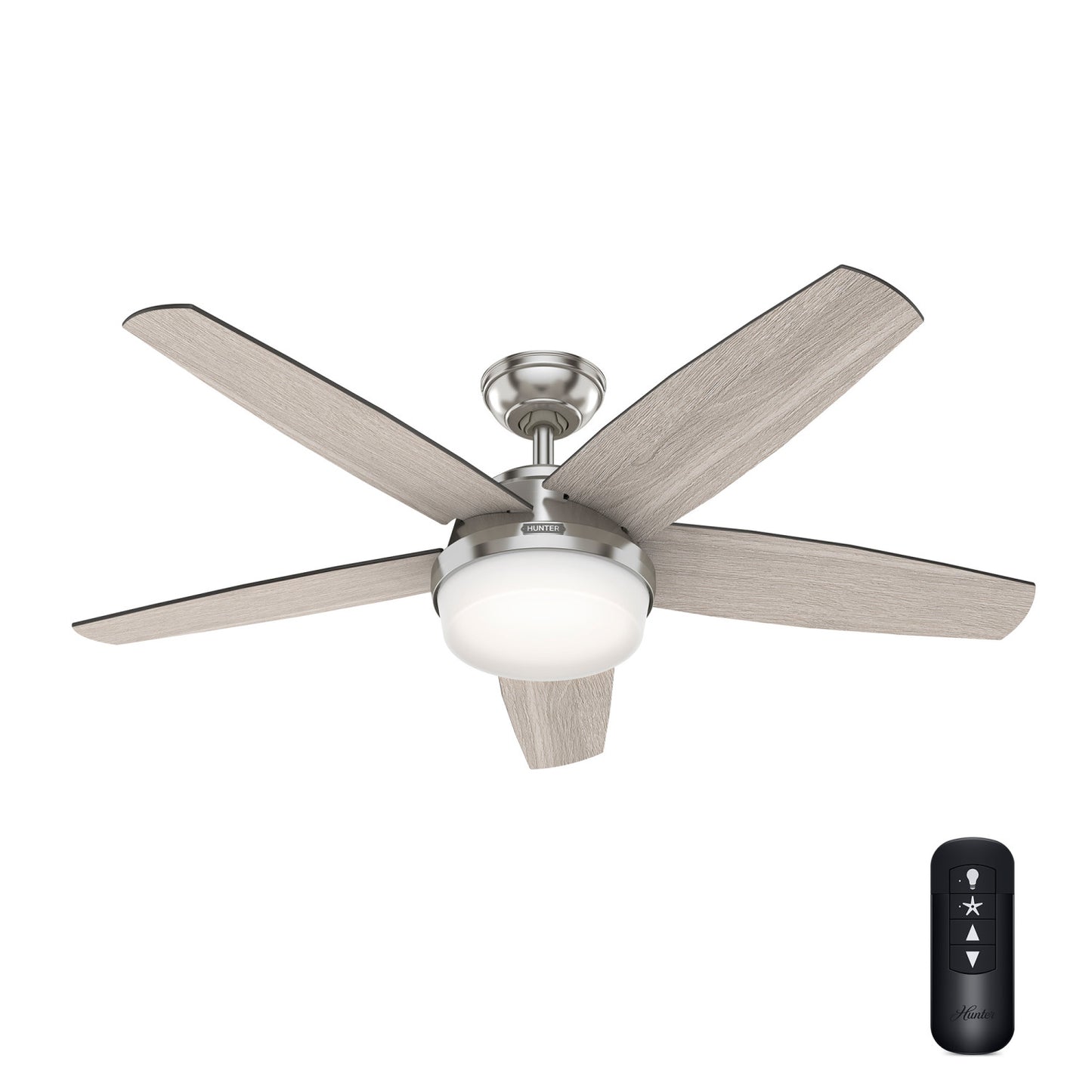 Avia II Ceiling Fan with Light 52 Inches