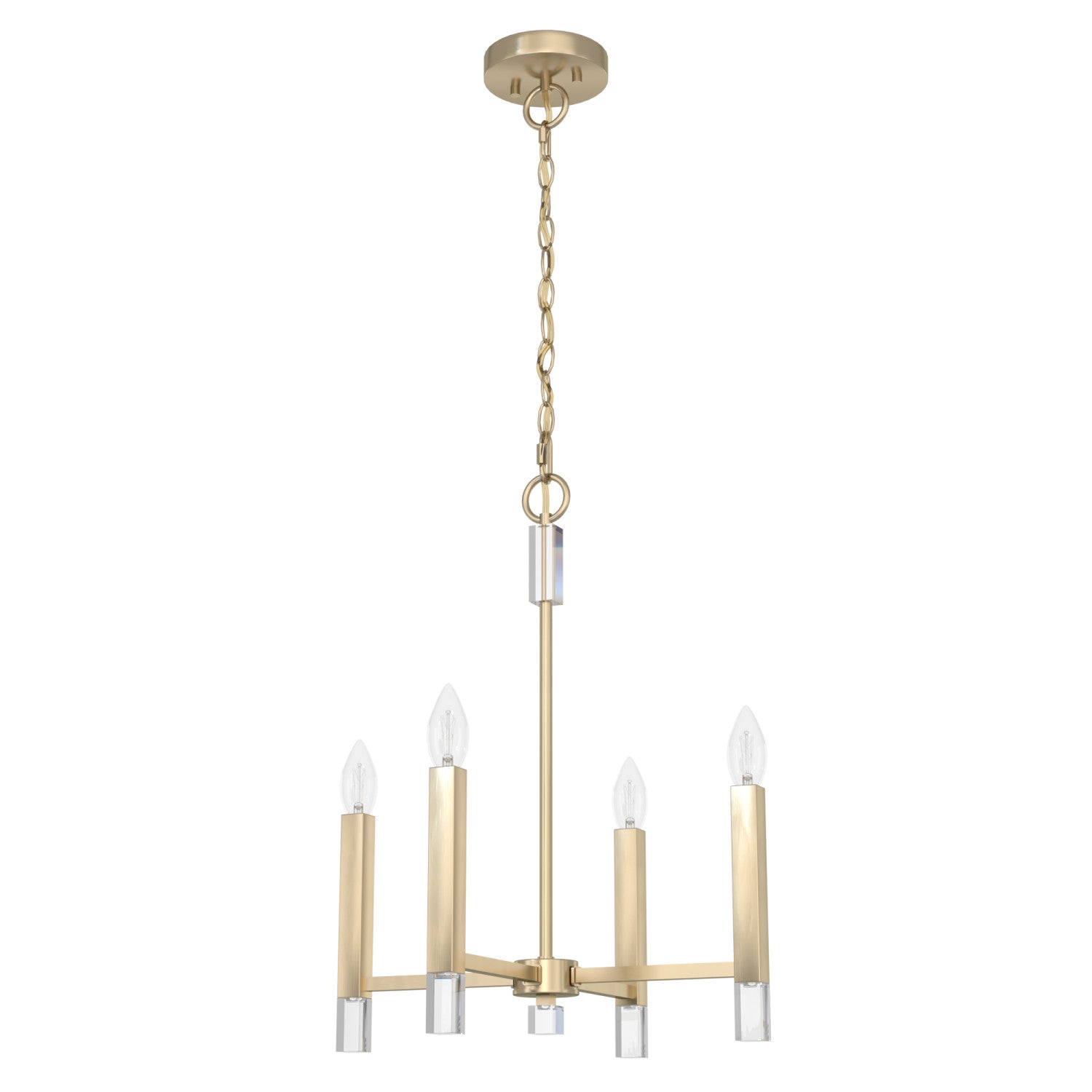 candelabro sunjai 4 luces lighting hunter alturas gold - none| 4