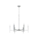 candelabro sunjai 6 luces lighting hunter brushed nickel - none| 3