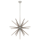 colgante jupiter star 30 pulgadas lighting hunter brushed nickel - none| 3