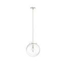 colgante sacha 1 luz lighting hunter brushed nickel - clear| 3