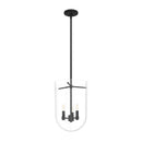 colgante sacha 3 luces lighting hunter natural black iron - clear| 3