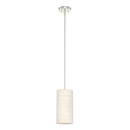 colgante solhaven 1 luz lighting hunter bleached alder - brushed nickel| 3