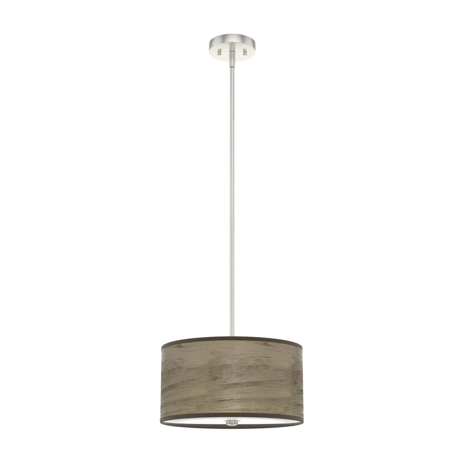 colgante solhaven 2 luces lighting hunter warm grey oak - brushed nickel| 3