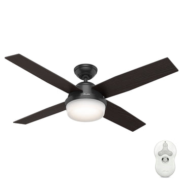 Dempsey Outdoor Ceiling Fan with Light 52 Inch