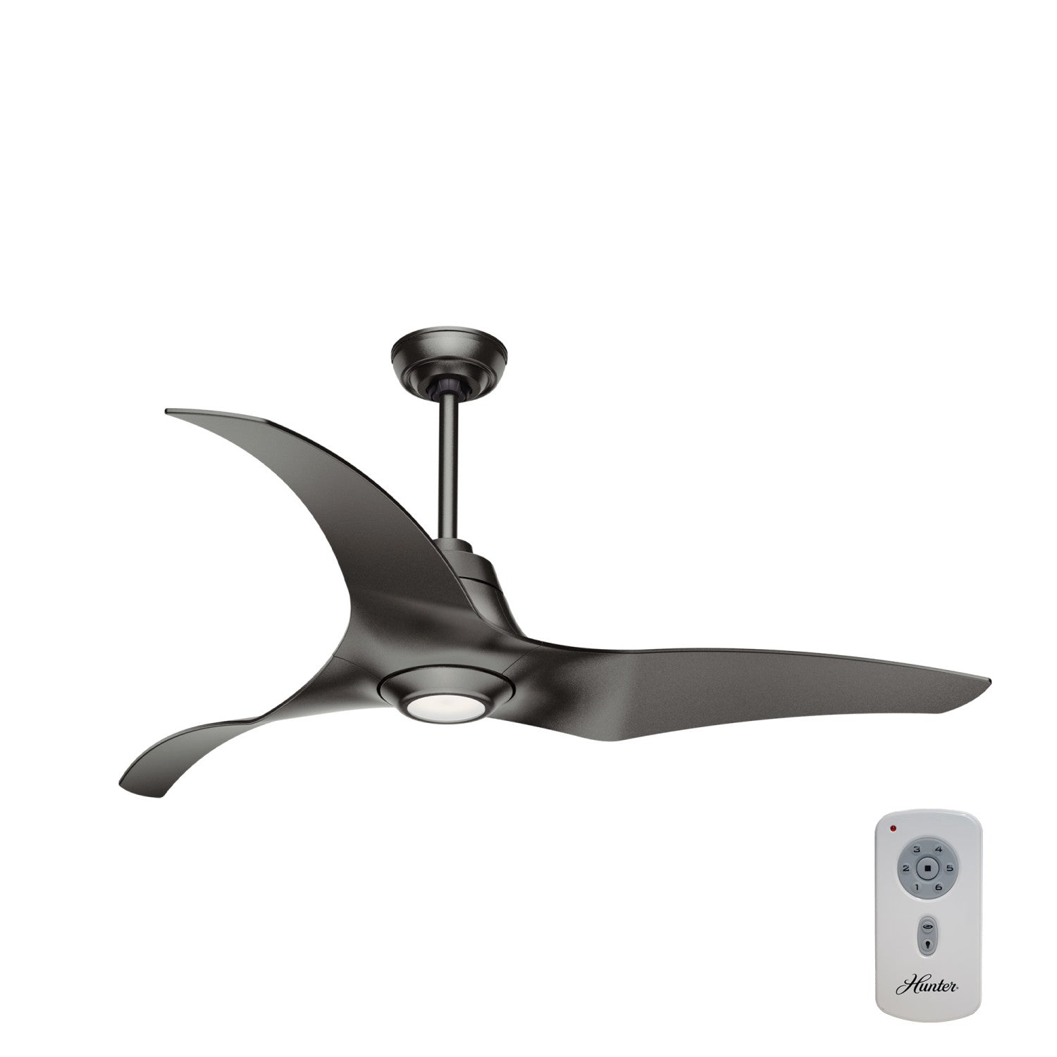 Stingray Ceiling Fan with Light 60 Inches