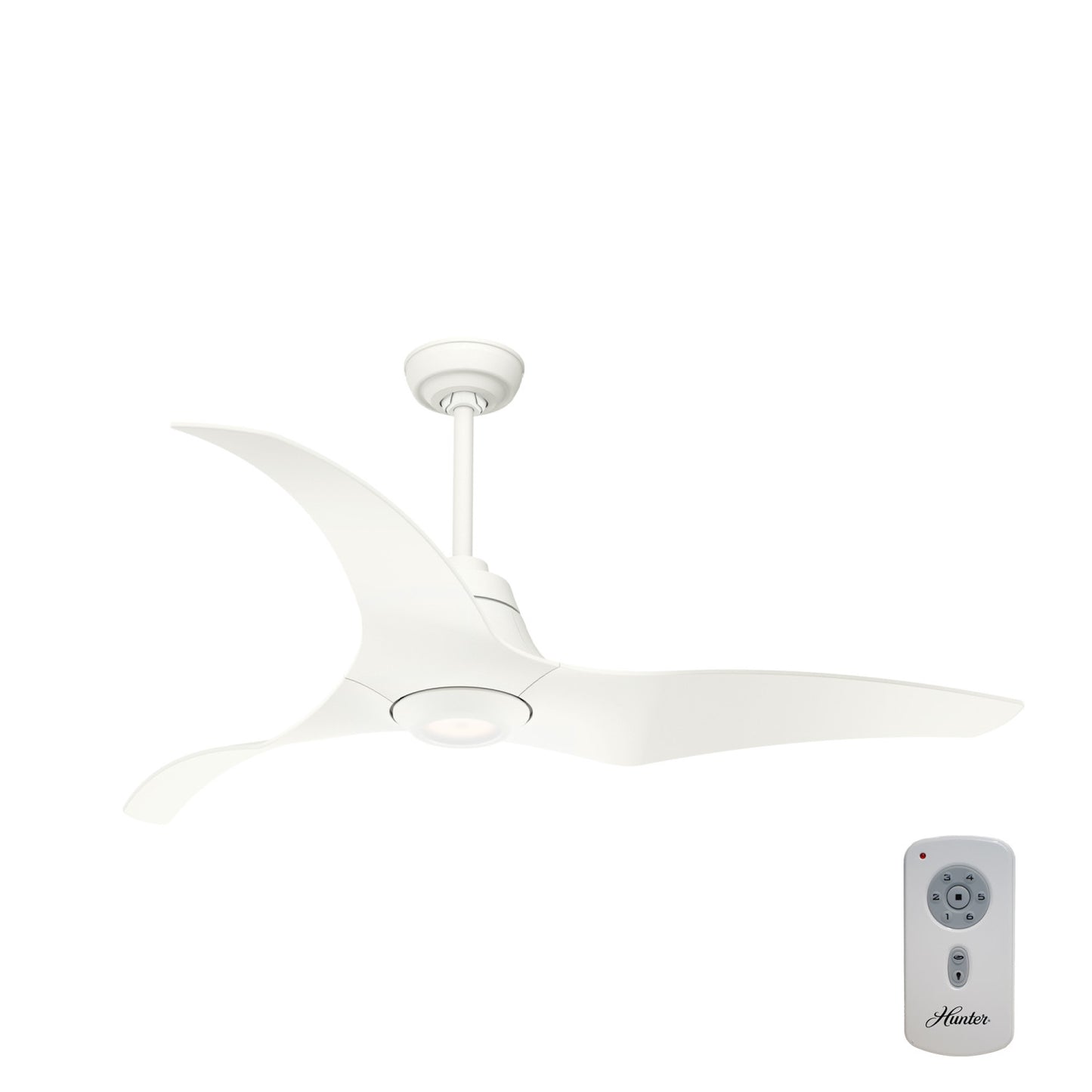 Stingray Ceiling Fan with Light 60 Inches