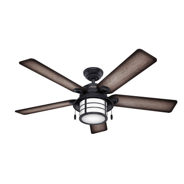 Key Biscayne Ceiling Fan with Light 54 Inch