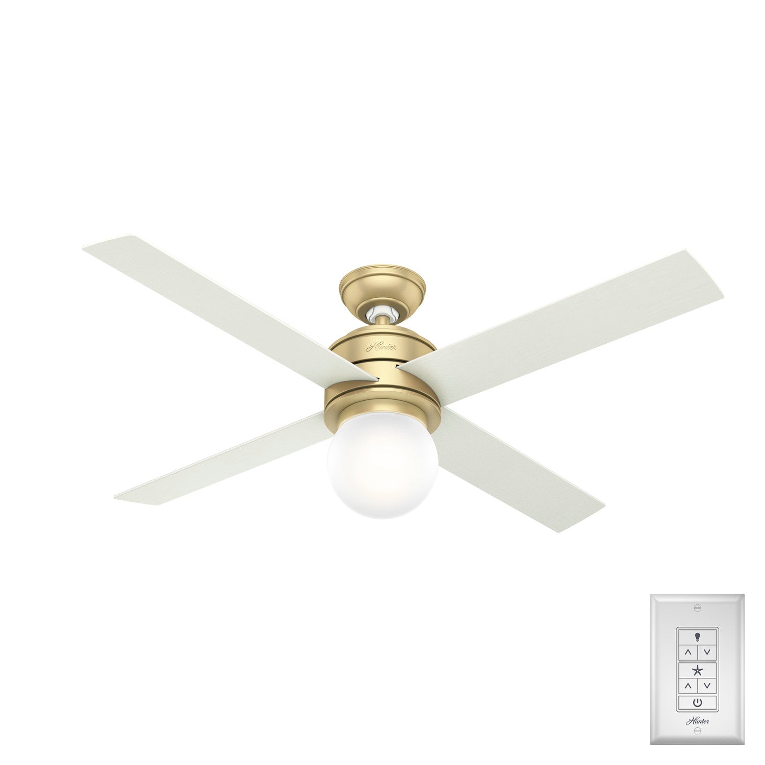 Hepburn Ceiling Fan with Light 52 Inches