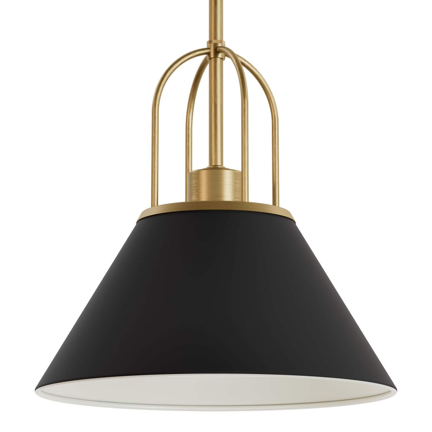  lighting hunter matte black - luxe gold| 3