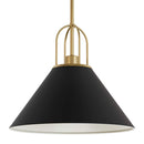  lighting hunter matte black - luxe gold| 3