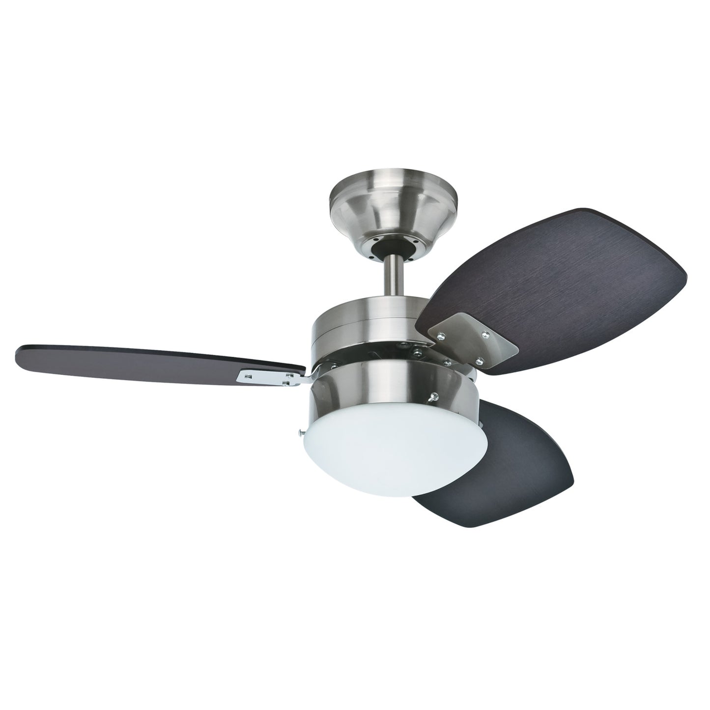 sprite con luz 30 pulgadas ventiladores de techo brushed nickel - maple| 1