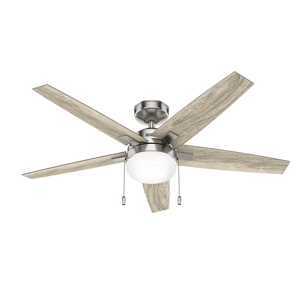 Khamsin ceiling fan with light 52 inches